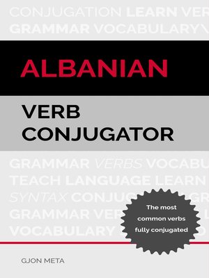 cover image of Albanian Verb Conjugator